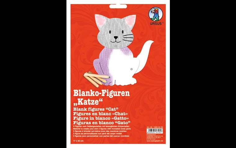 Blanco-Figuren 350gr  17x22cm - Katze